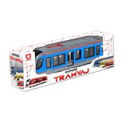 Rappa Metalowy tramwaj niebieski, 20 cm