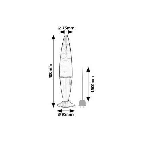 Rabalux 76106 dekoratívna stolová LED lampaLollipop3, fialová