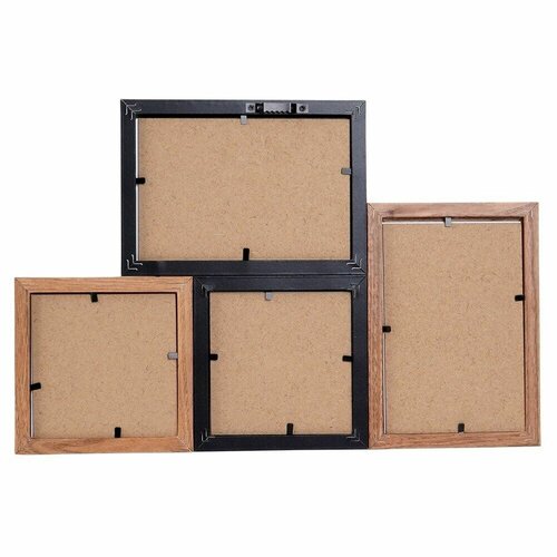 Fotorámeček Soma 34,5 x 34,5 x 1,2 cm, 4x 10 x 15cm, MDF