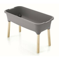Sadbovač bez víka Respana Planter Wood High set 78 cm, šedý kámen Sadbovač bez víka Respana Planter Wood High set 78 cm, šedý kámen