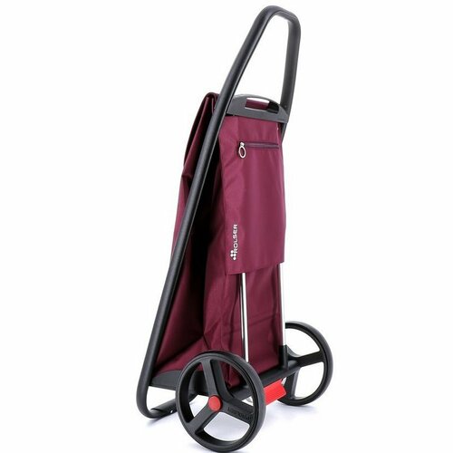 Rolser Geantă de cumpărături pe roți Com MF 8Black Tube, burgundy