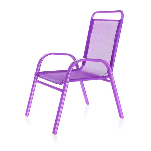 Happy Green Zahradní dětská židle fialová