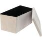 Hocker mit Ablage Visby, 76 x 38 x 38 cm, mit Samtbezug
