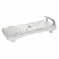 SAPHO A0040101 Scaun de baie pentru handicapați cumâner, alb