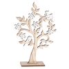 Dřevěná dekorace Kvetoucí strom s ptáčky, 13 x 20 cm