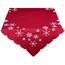 Vianočný obrus Hviezdičky červená, 40 x 140 cm