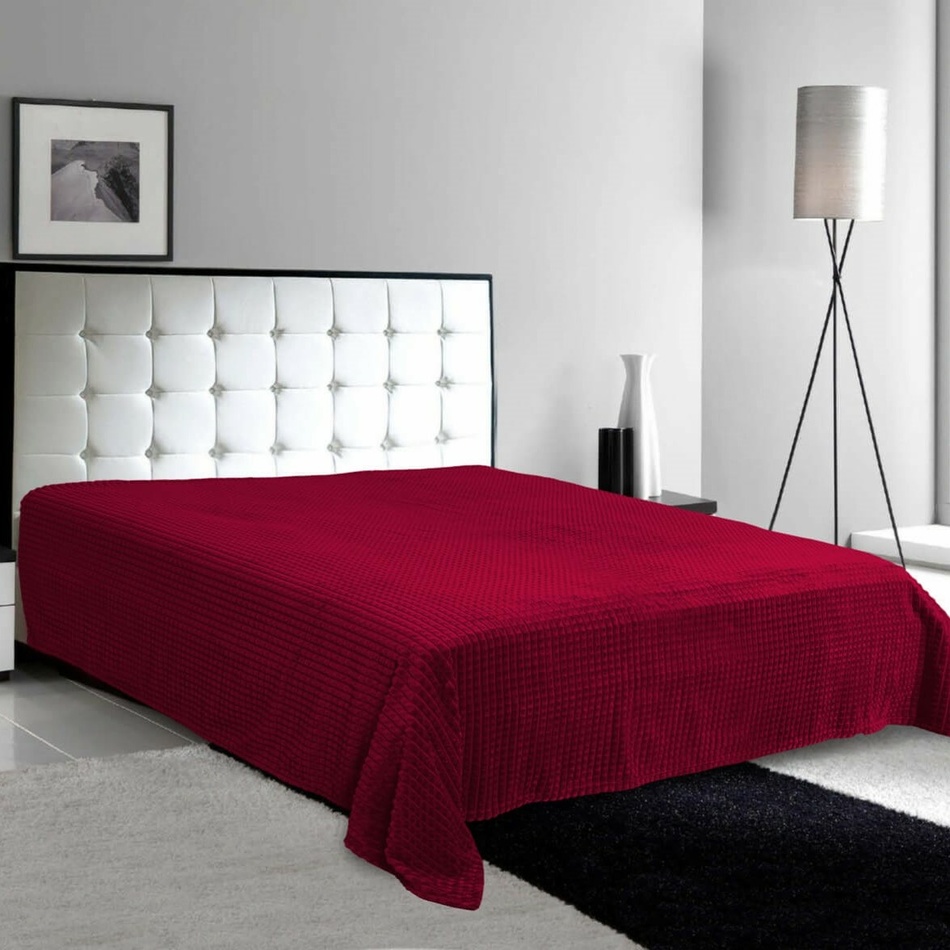 Matex Narzuta na łóżko Diamond winny, 170 x 210 cm