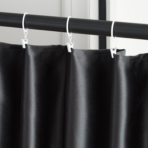 4Home Verdunkelungsvorhang mit Ringen Cairo Grau, 150 x 250 cm
