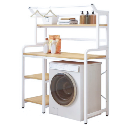 DARBY mosógép fölé polc, tölgyfa