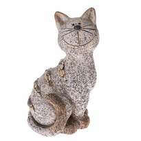 Decorațiune Pisică din ceramică, 24 cm