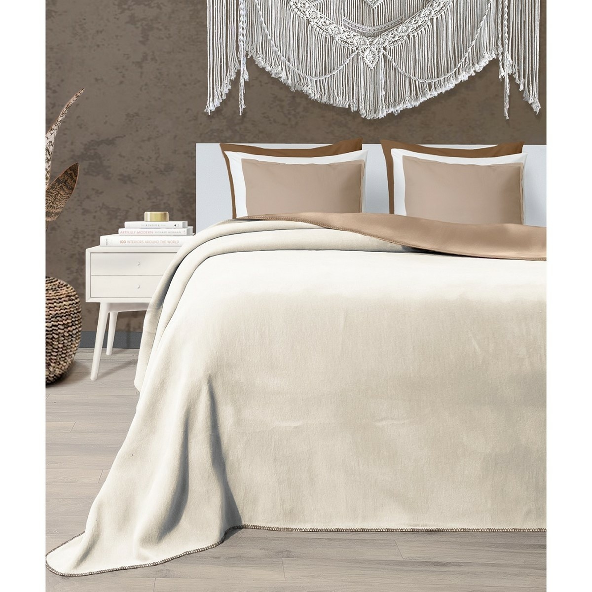 Takaró Twin barna és krémszínű, 150 x 200 cm termék 2. képe