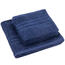 Sada ručníků a osušky Classic tmavě modrá, 2 ks 50 x 100 cm, 1 ks 70 x 140 cm