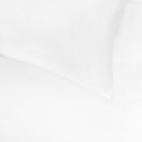 Сатинова постільна білизна Luxury Collection біла, 240 x 220 см, 2 шт. 70 x 90 см