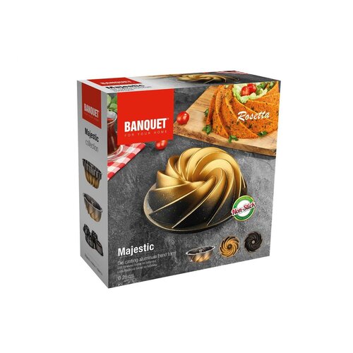 Banquet Guss-Napfkuchenform MAJESTIC Rosetta, Durchmesser 24,5 cm