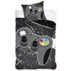 Lenjerie din bumbac, pentru copii, Gamer Gamepad, 140 x 200 cm, 70 x 90 cm