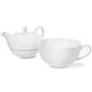 Orion Tee-Set aus Teekanne und Tasse WHITE