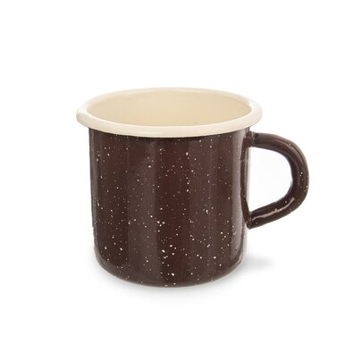 Orion emajlirani skodelica Brown, 8 cm