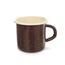 Orion emajlirani skodelica Brown, 8 cm