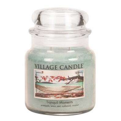 Village Candle Vonná sviečka v skle Jedinečné chvíle - Tranquil Moments, 397 g