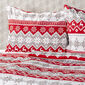 4home Vianočné bavlnené obliečky Red Nordic, 140 x 220 cm, 70 x 90 cm
