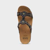 Scholl Pantofle New Bogotà Wedge czarne, rozmiar37