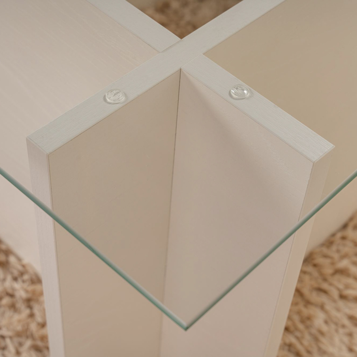 Konferenční stolek Vetrino Wooden White - thumb (4)