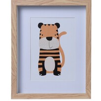 Hatu Tigris fa fényképkeret, 22,5 x 3x 27,8 cm