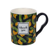Altom Dzsungel porcelánbögre szett, 350 ml, 6 db