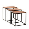 Beistelltisch SHP 933 Walnut, 3 Stück