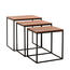 Beistelltisch SHP 933 Walnut, 3 Stück