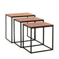 Beistelltisch SHP 933 Walnut, 3 Stück