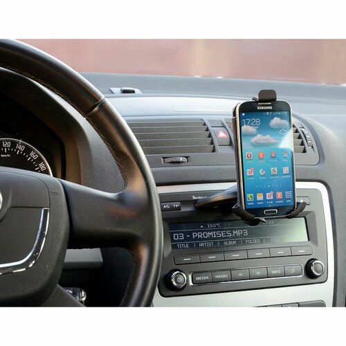 Compass Nosilec za telefon/GPS za CD, črn