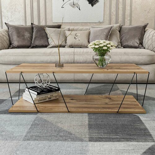 Couchtisch Labranda Pine and Black