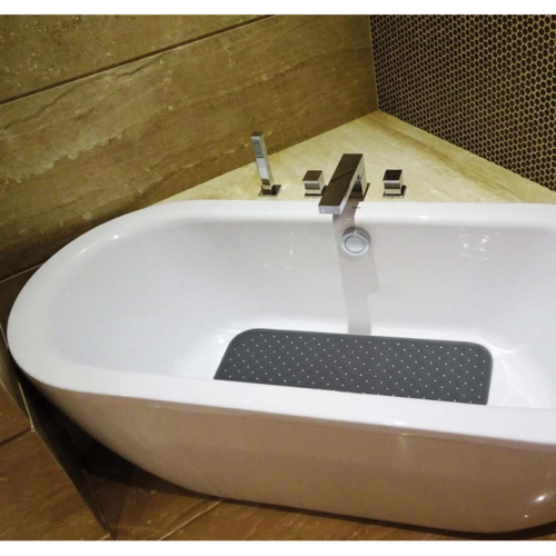 Spirella Suport antiderapant pentru cadă CLASS Premium, gri, 36 x 97 cm