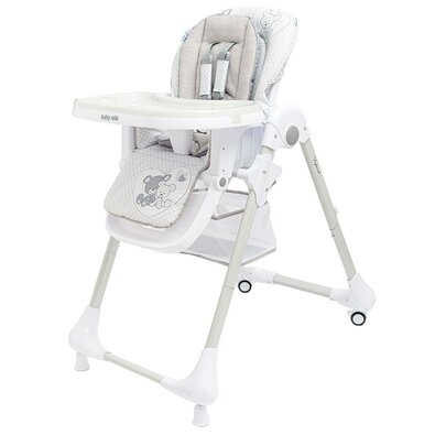 Baby Mix Dětská jídelní židlička Infant, šedá