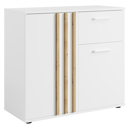 Skříňka TOLIS 2D1S, bílá