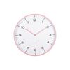 Karlsson 6011PI dizajnové nástenné hodiny ružové,priemer 40 cm