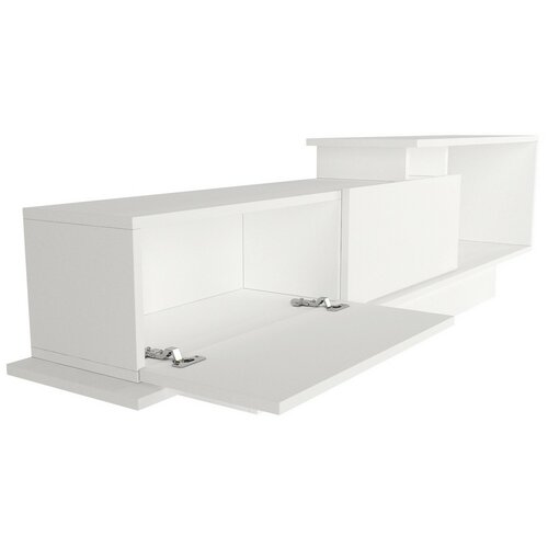 Televízny stolík s policou Asos White