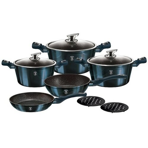 Berlinger Haus 10-delni set posode AquamarineMetallic Line