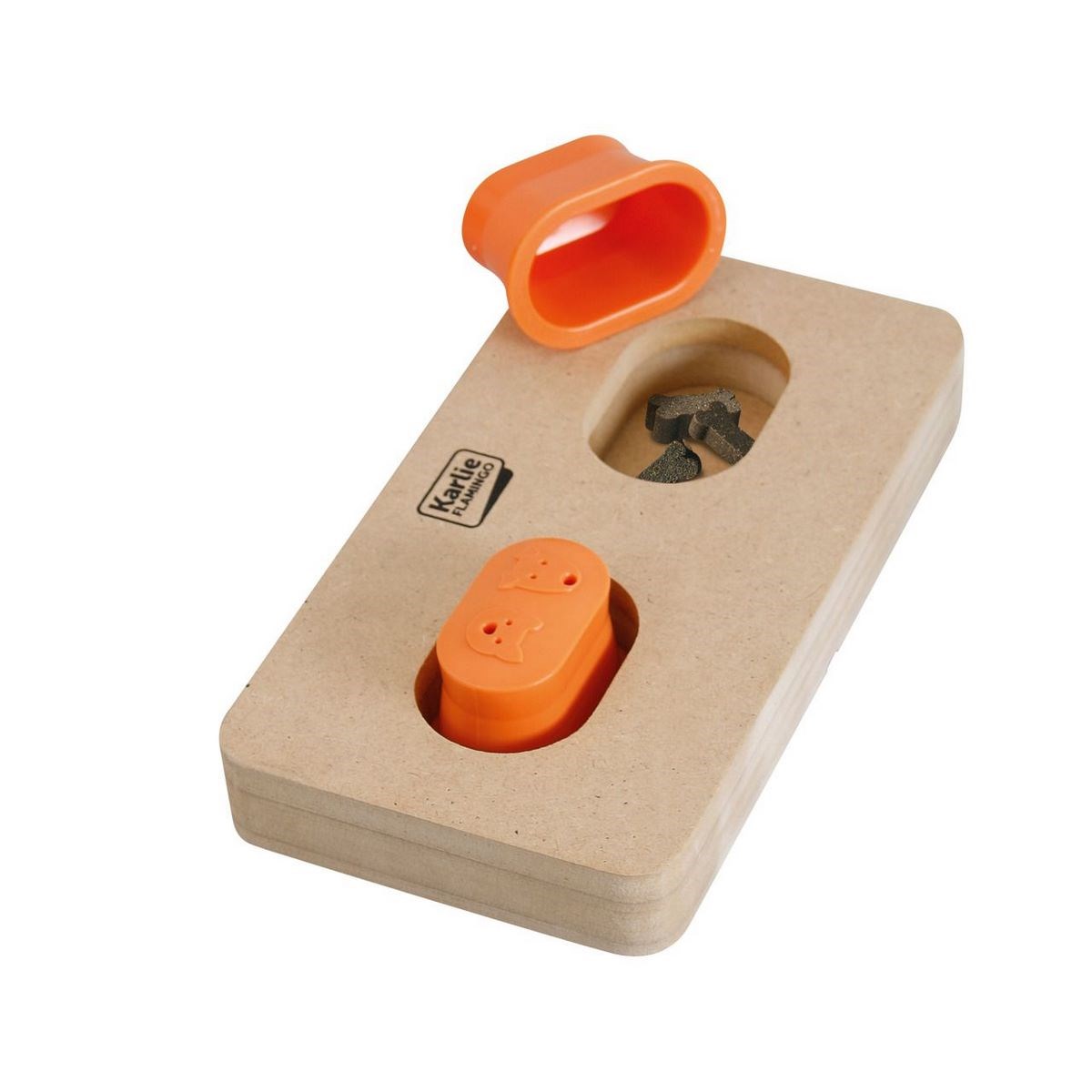 Karlie Flamingo Interaktivní dřevěná hračka KNUTH 22x12cm