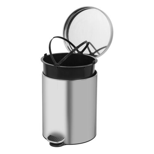 Alda Kosz na śmieci z pedałem Soft Close FreedomFresh 5 l, stal nierdzewna matowa