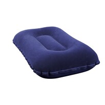 Bestway Замшева надувна подушка, синя, 42 x 26 x 10 см