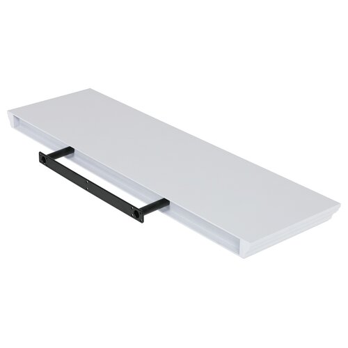 Nástenná polička P-025, matná biela