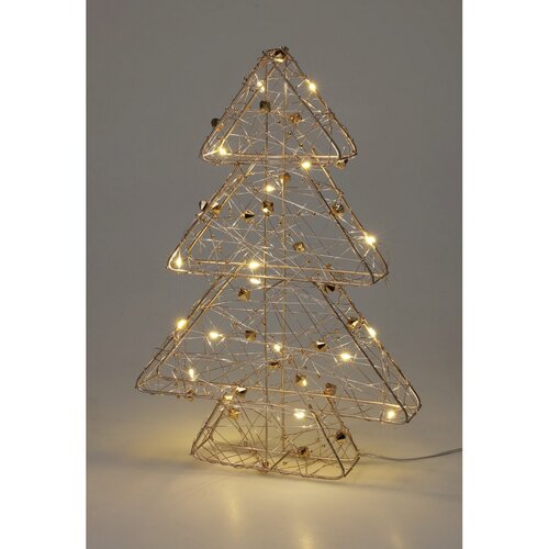 Goldwire karácsonyi LED fa arany, 21 x 30 cm