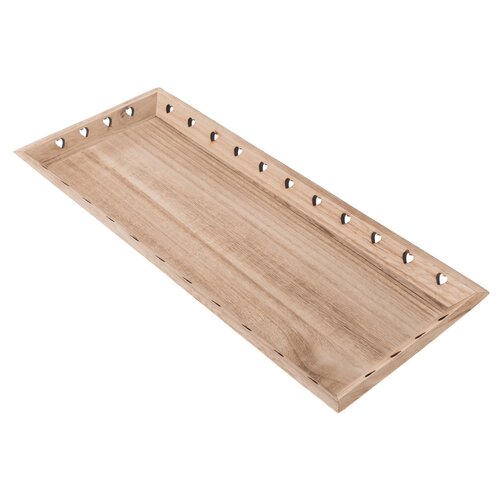 Holztablett Heart natur, 45 x 3,5 x 19 cm