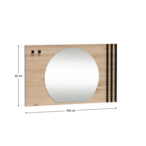 Zrcadlo KOLI C-21, dub artisan