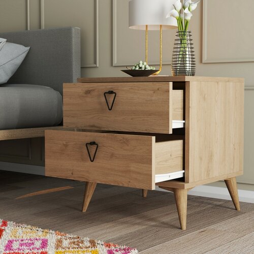 Versa-Ce Oak éjjeliszekrény
