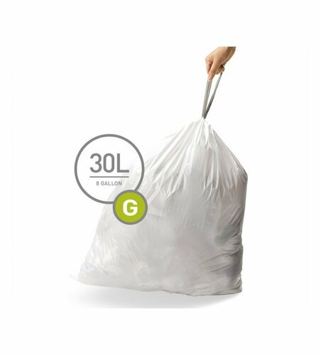 Simplehuman vrečke za smeti G 30 l, 20 kosov