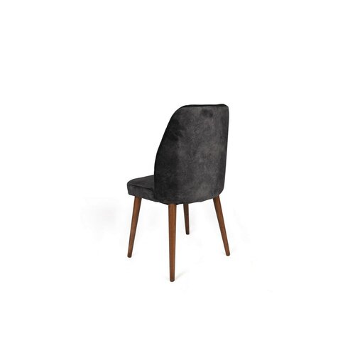 Súprava jedálenských stoličiek Dallas Anthracite and Walnut, 2 ks