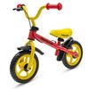 Bicicletă de echilibru Baby Mix pentru copii cufrână Traveller , roșu